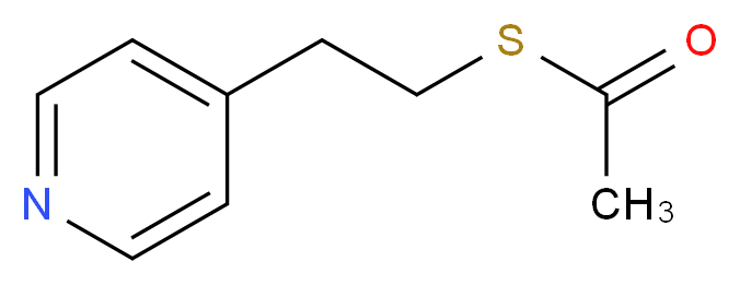 4-Pyridylethyl Thiolacetate _分子结构_CAS_385398-71-0)