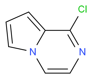 1-Chloropyrrolo[1,2-a]pyrazine_分子结构_CAS_136927-64-5)