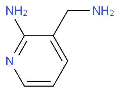 3-(aminomethyl)-2-pyridinamine_分子结构_CAS_144288-48-2)