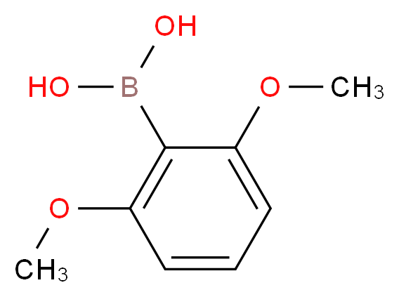 (2,6-dimethoxyphenyl)boronic acid_分子结构_CAS_23112-96-1