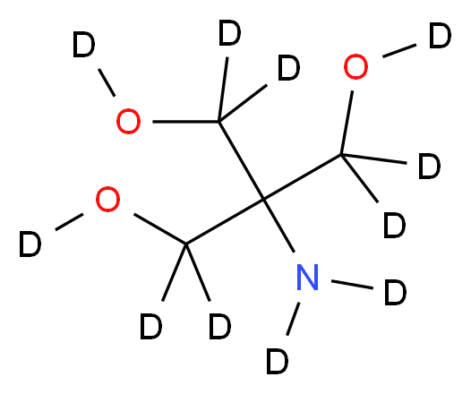 {1,3-bis[(<sup>2</sup>H)hydroxy]-2-{[(<sup>2</sup>H)hydroxy](<sup>2</sup>H<sub>2</sub>)methyl}(<sup>2</sup>H<sub>4</sub>)propan-2-yl}(<sup>2</sup>H<sub>2</sub>)amine_分子结构_CAS_202656-13-1