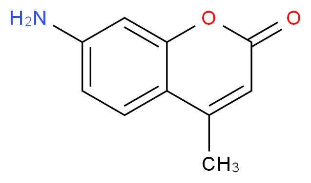 7-氨基-4-甲基香豆素_分子结构_CAS_26093-31-2)