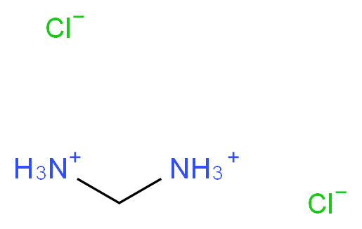 methanebis(aminium) dichloride_分子结构_CAS_57166-92-4