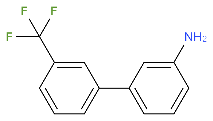 3'-(Trifluoromethyl)[1,1'-biphenyl]-3-amine_分子结构_CAS_400749-02-2)