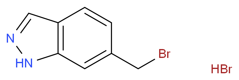 6-(bromomethyl)-1H-indazole hydrobromide_分子结构_CAS_368426-63-5