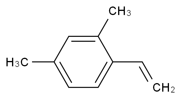 1-ethenyl-2,4-dimethylbenzene_分子结构_CAS_2234-20-0