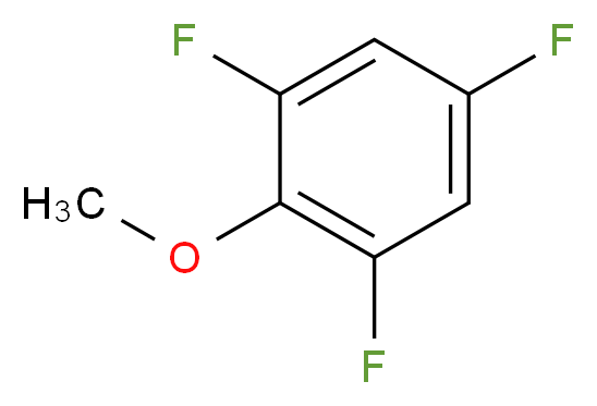 2,4,6-三氟苯甲醚_分子结构_CAS_219998-30-8)