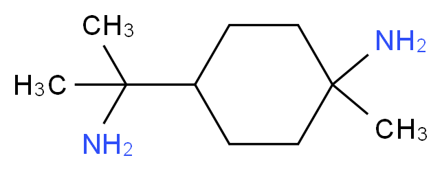 4-(2-aminopropan-2-yl)-1-methylcyclohexanamine_分子结构_CAS_)