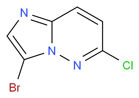 3-Bromo-6-chloroimidazo[1,2-b]pyridazine 98%_分子结构_CAS_13526-66-4)