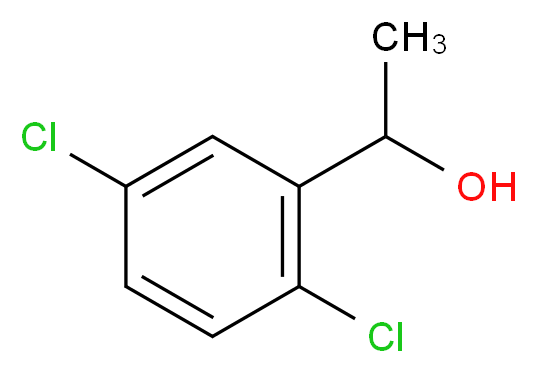 1-(2,5-dichlorophenyl)ethan-1-ol_分子结构_CAS_1475-12-3)