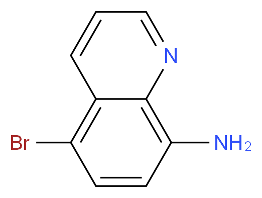 5-bromoquinolin-8-amine_分子结构_CAS_53472-18-7