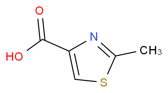 2-methyl-1,3-thiazole-4-carboxylic acid_分子结构_CAS_35272-15-2