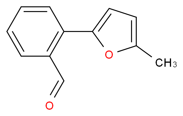 2-(5-methylfuran-2-yl)benzaldehyde_分子结构_CAS_400746-82-9