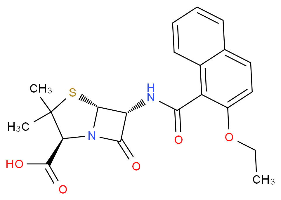 Nafcillin_分子结构_CAS_985-16-0)