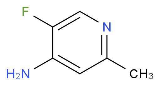 5-fluoro-2-methylpyridin-4-amine_分子结构_CAS_1211590-22-5