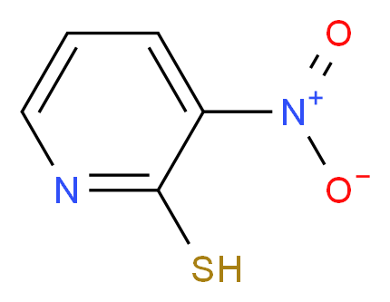 3-Nitropyridine-2-thiol_分子结构_CAS_38240-29-8)