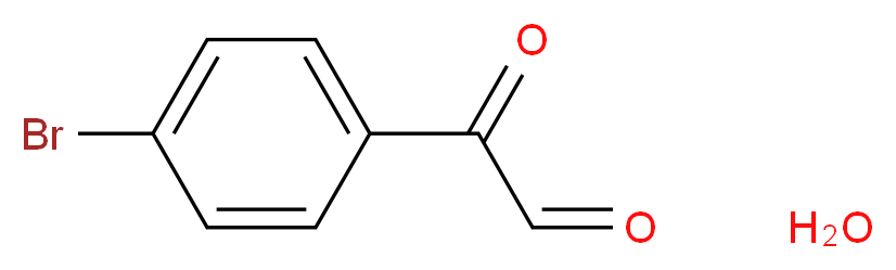 2-(4-bromophenyl)-2-oxoacetaldehyde hydrate_分子结构_CAS_80352-42-7