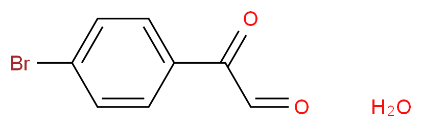 4-Bromophenylglyoxal hydrate 95%_分子结构_CAS_80352-42-7)