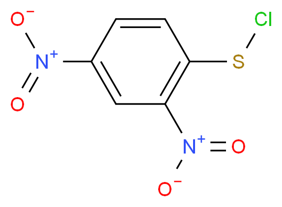 1-(chlorosulfanyl)-2,4-dinitrobenzene_分子结构_CAS_528-76-7