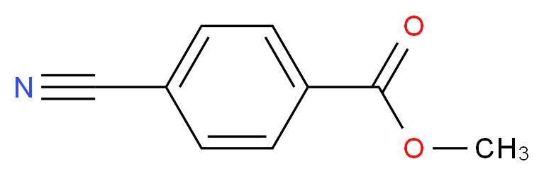 Methyl 4-cyanobenzoate 98%_分子结构_CAS_1129-35-7)