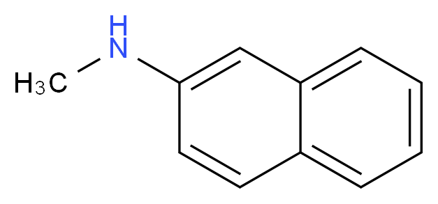 N-methylnaphthalen-2-amine_分子结构_CAS_2216-67-3