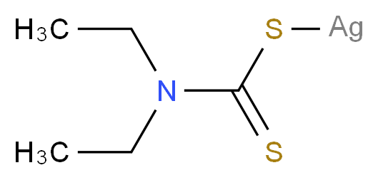 二乙基二硫代氨基甲酸银_分子结构_CAS_1470-61-7)