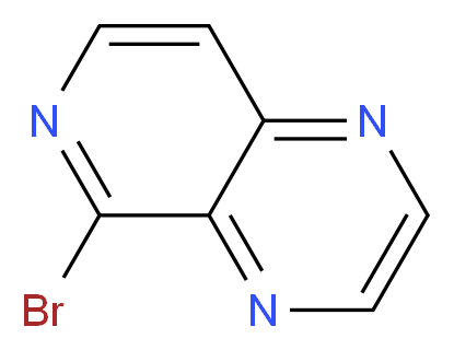 5-bromopyrido[3,4-b]pyrazine_分子结构_CAS_1159829-75-0