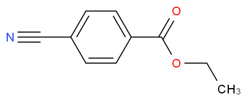 4-氰基苯甲酸乙酯_分子结构_CAS_7153-22-2)