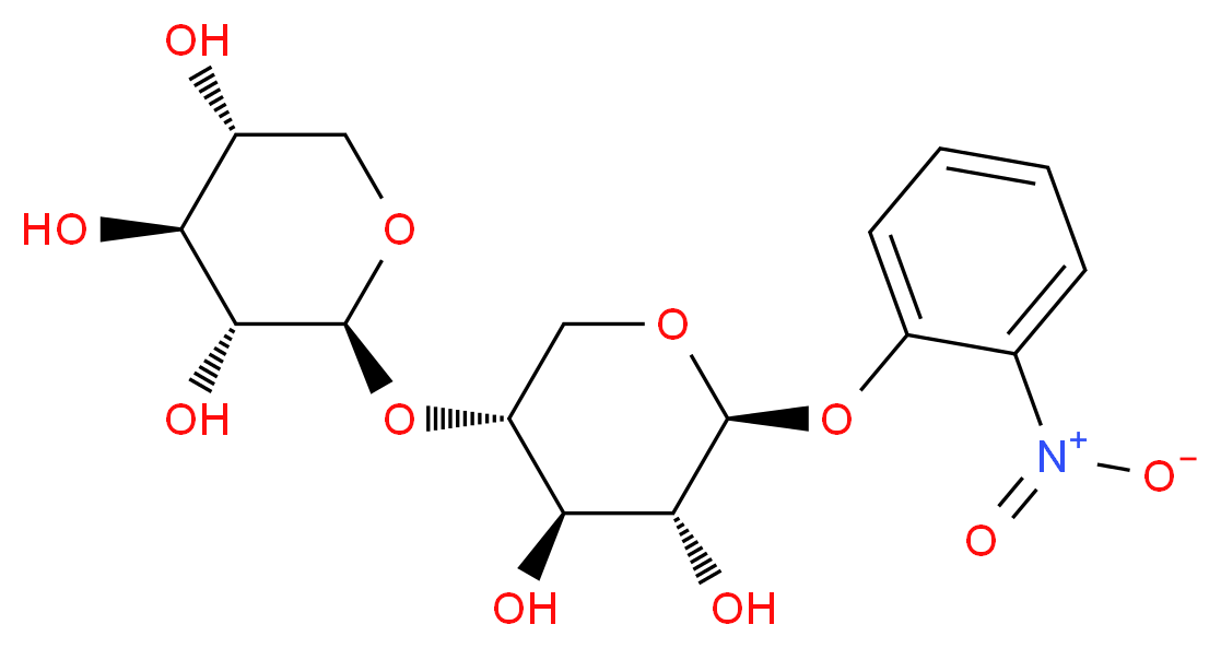 o-Nitrophenyl-β-D-xylobioside_分子结构_CAS_157956-98-4)