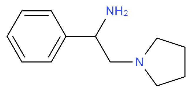 1-Phenyl-2-pyrrolidin-1-ylethylamine_分子结构_CAS_)