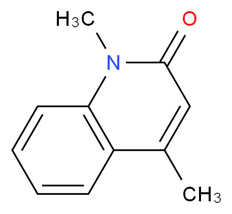 1,4-dimethyl-1,2-dihydroquinolin-2-one_分子结构_CAS_2584-47-6