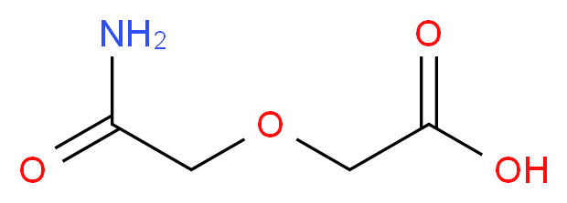 (2-Amino-2-oxoethoxy)acetic acid_分子结构_CAS_22064-40-0)