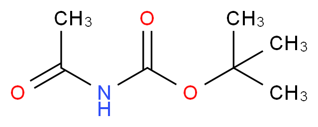 tert-butyl N-acetylcarbamate_分子结构_CAS_120157-98-4