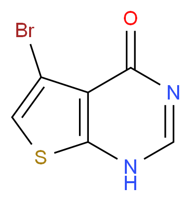 5-Bromothieno[2,3-d]pyrimidin-4(1H)-one_分子结构_CAS_1239460-83-3)