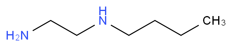 N-正丁基乙二胺_分子结构_CAS_19522-69-1)