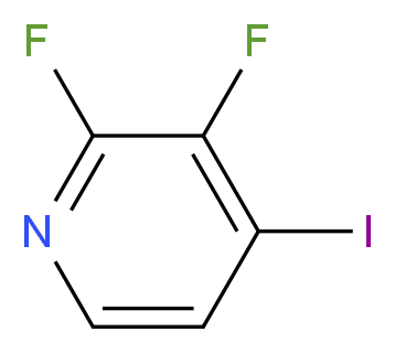 2,3-Difluoro-4-iodopyridine_分子结构_CAS_851386-34-0)