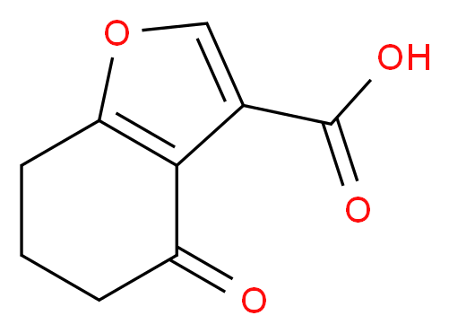 4-Oxo-4,5,6,7-tetrahydrobenzo[b]furan-3-carboxylic acid_分子结构_CAS_56671-28-4)