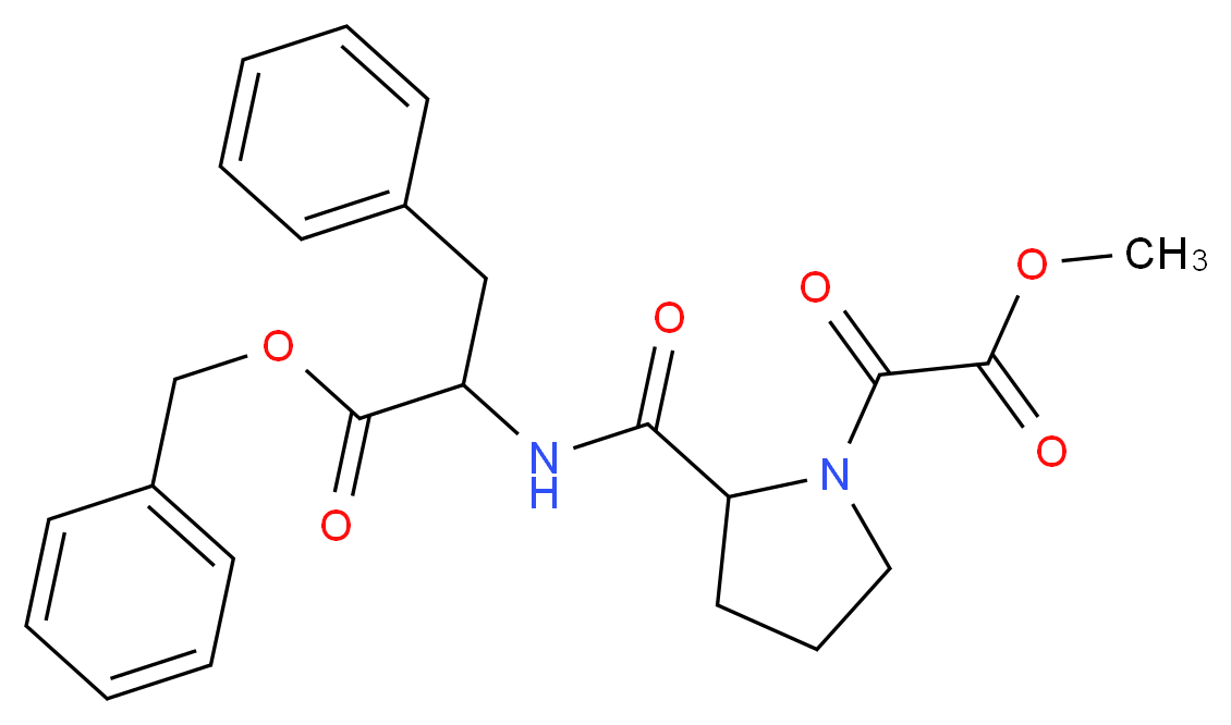 N-CARBOMETHOXYCARBONYL-D-PRO-D-PHE BENZYL ESTER_分子结构_CAS_129988-00-7)