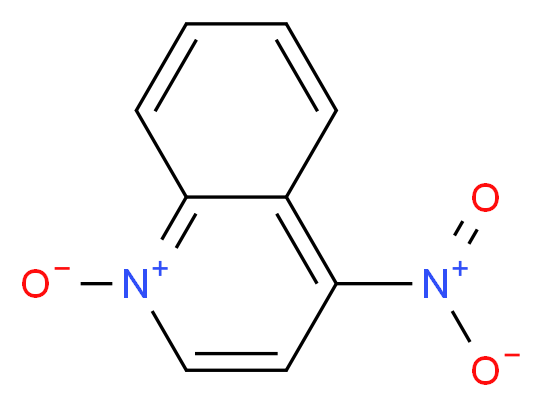 4-Nitroquinoline 1-oxide_分子结构_CAS_56-57-5)
