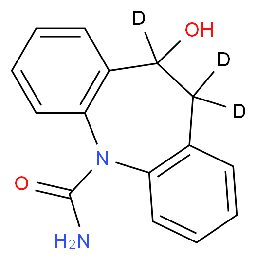 10,11-Dihydro-10-hydroxy Carbamazepine-d3_分子结构_CAS_1189917-36-9)