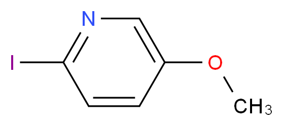 2-iodo-5-methoxypyridine_分子结构_CAS_163129-79-1