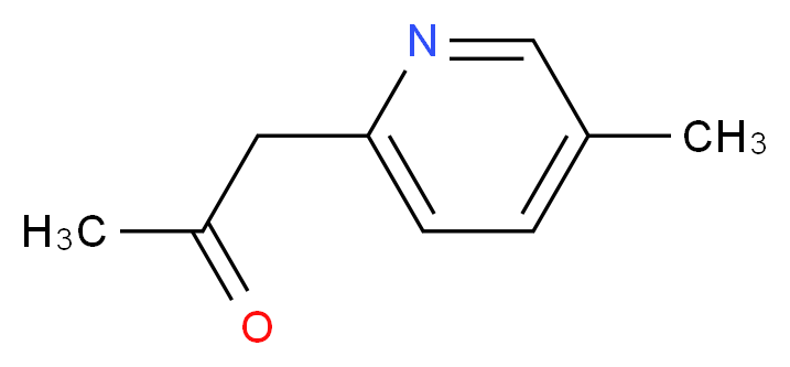 1-(5-methylpyridin-2-yl)acetone_分子结构_CAS_73010-36-3)