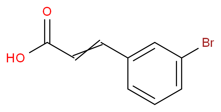 3-(3-BroMophenyl)acrylic acid_分子结构_CAS_32862-97-8)