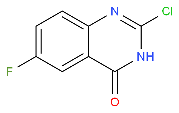 2-chloro-6-fluoro-3,4-dihydroquinazolin-4-one_分子结构_CAS_769158-12-5