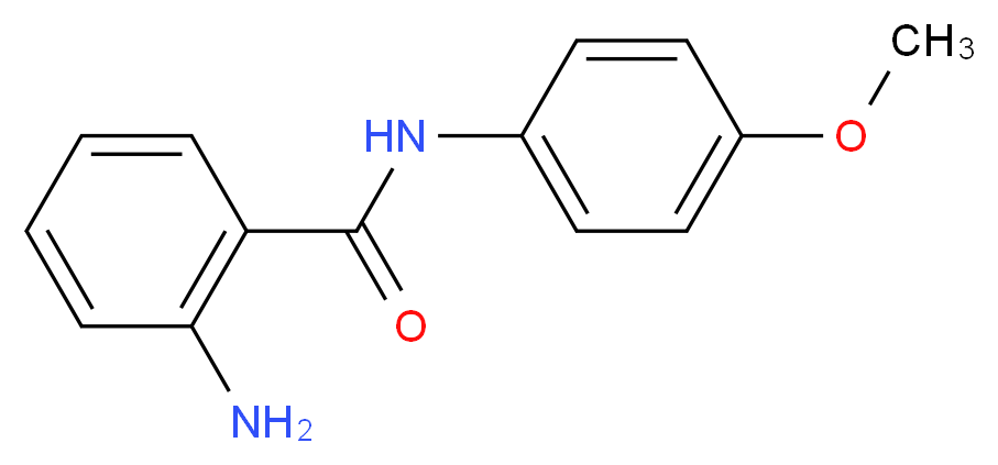 2-Amino-N-(4-methoxyphenyl)benzamide_分子结构_CAS_20878-54-0)