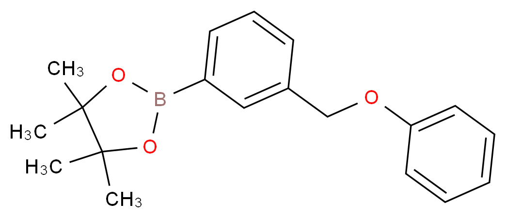 3-(Phenoxymethyl)benzeneboronic acid, pinacol ester_分子结构_CAS_912569-68-7)