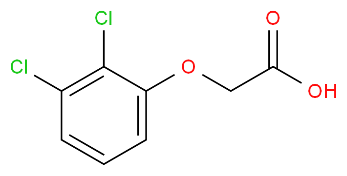 2,3-二氯苯氧乙酸_分子结构_CAS_2976-74-1)
