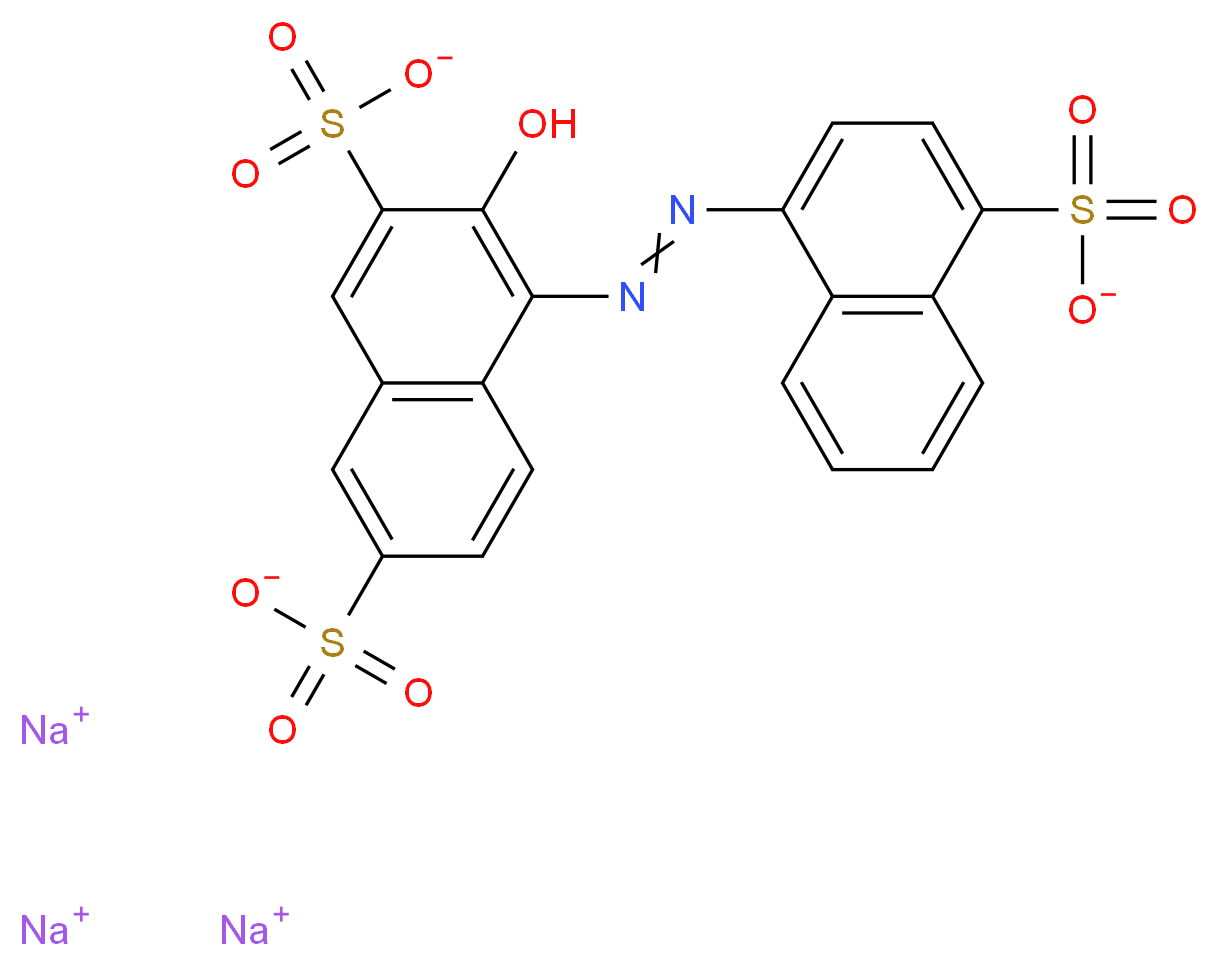 AMARANTH_分子结构_CAS_915-67-3)