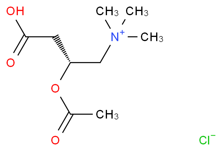 O-Acetyl-L-carnitine hydrochloride_分子结构_CAS_5080-50-2)