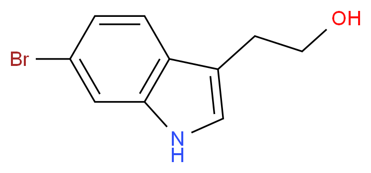 2-(6-Bromo-1H-indol-3-yl)ethanol_分子结构_CAS_214915-72-7)